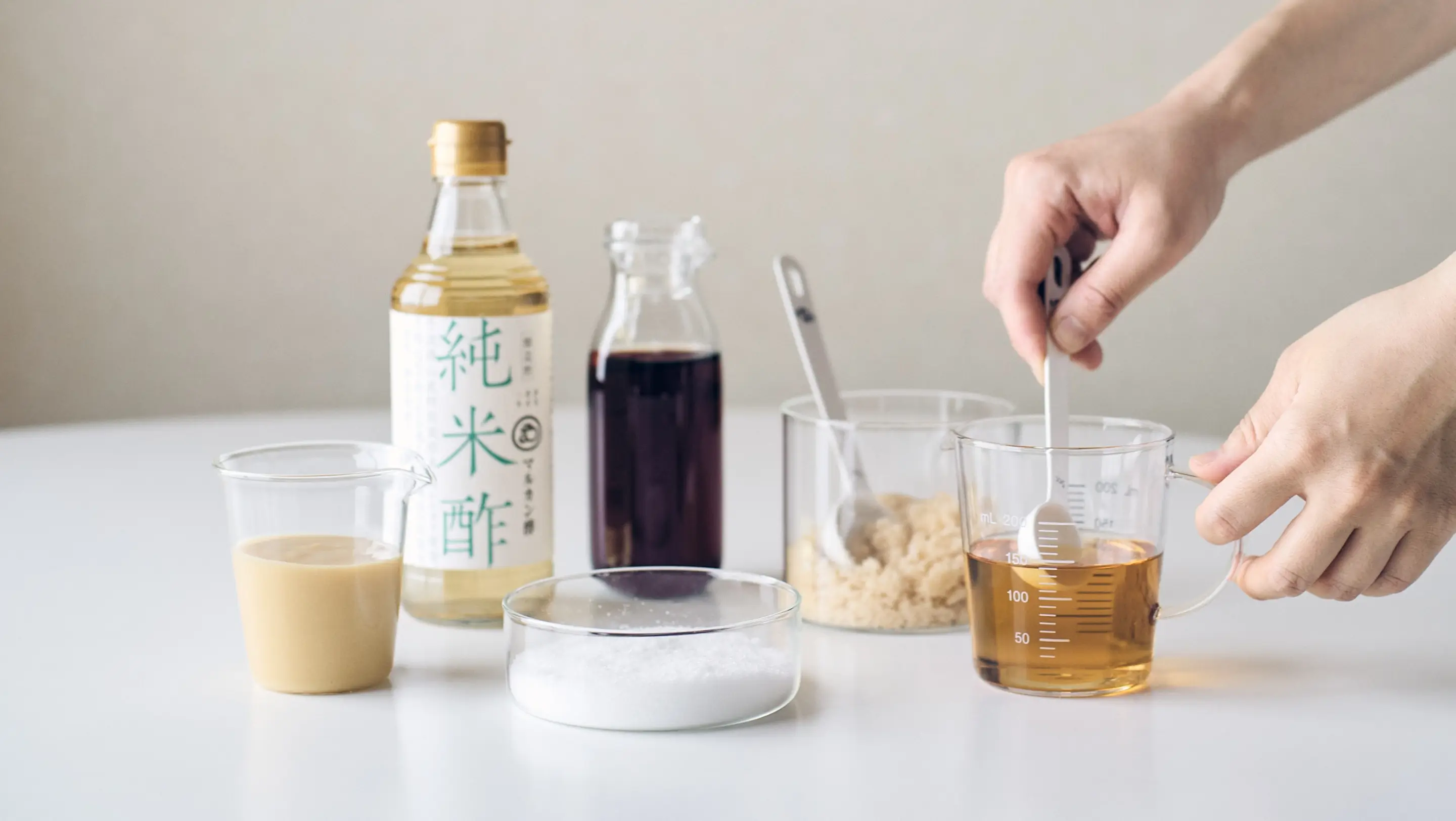 純米酢のある食卓